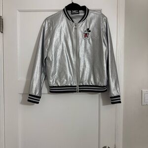 Disney Silver and Black Mickey Mouse Jacket